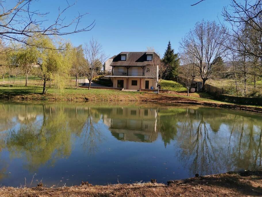 Maison De Campagne Avec Lac Prive Βίλα Saint-Côme-dʼOlt Εξωτερικό φωτογραφία