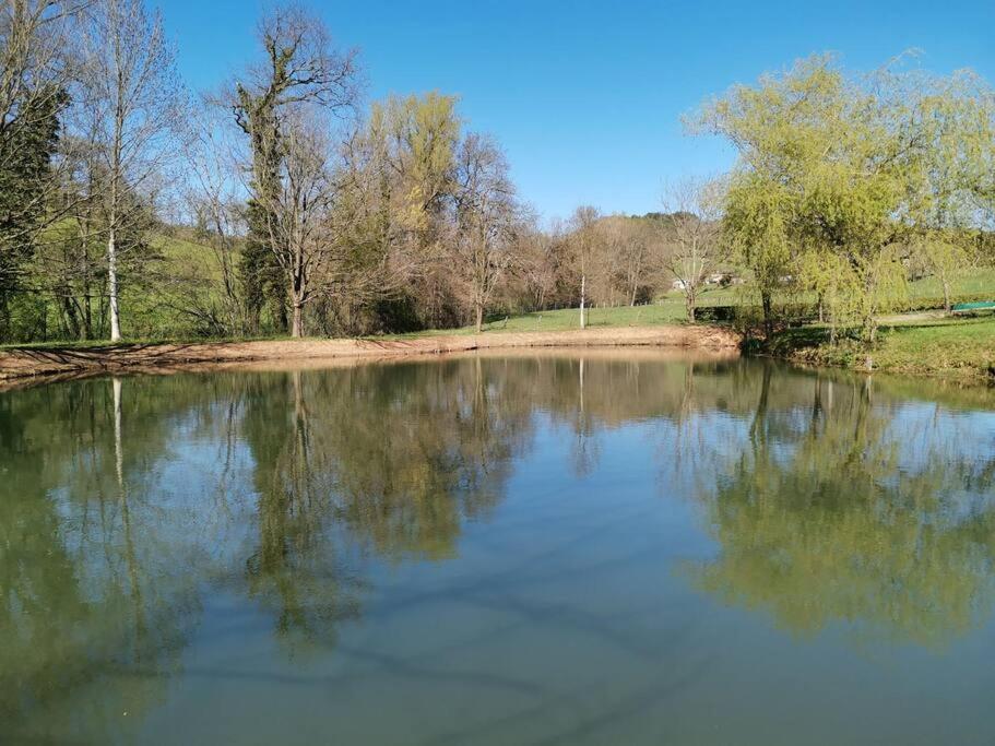 Maison De Campagne Avec Lac Prive Βίλα Saint-Côme-dʼOlt Εξωτερικό φωτογραφία